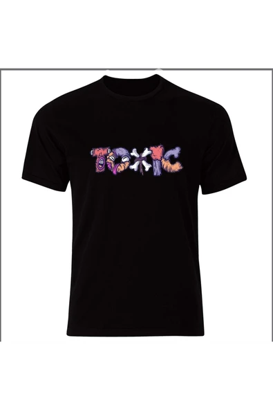 fame-stoned Toxic Baskılı Özel Tasarım Unısex Tshirt ürün görseli 1
