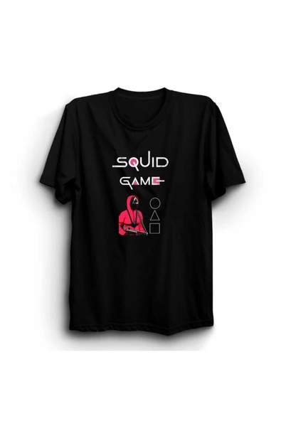 fame-stoned Squid Game Baskılı Tshirt ürün görseli 1
