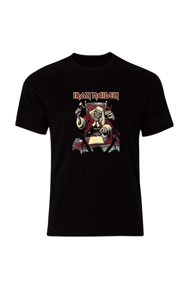 fame-stoned Iron Maiden Baskılı Özel Tasarım Unısex Tshirt ürün görseli 1