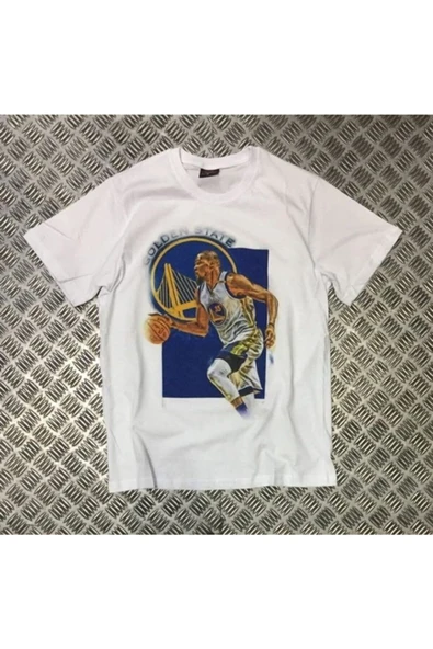 fame-stoned Kevın Durant - Basketbol Baskılı Unisex %100 Pamuk Beyaz T-shirt ürün görseli 1