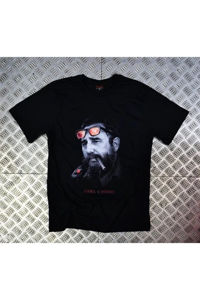fame-stoned Fıdel Castro Baskılı T-shirt ürün görseli 1