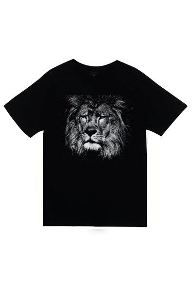 fame-stoned Aslan Baskılı T-shirt ürün görseli 1