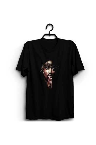 fame-stoned Tupac Shakur Baskılı Tişört ürün görseli 1