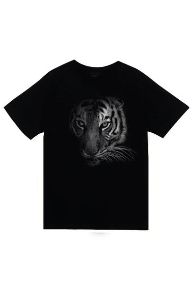 fame-stoned Unisex Siyah Baskılı T-shirt ürün görseli 1