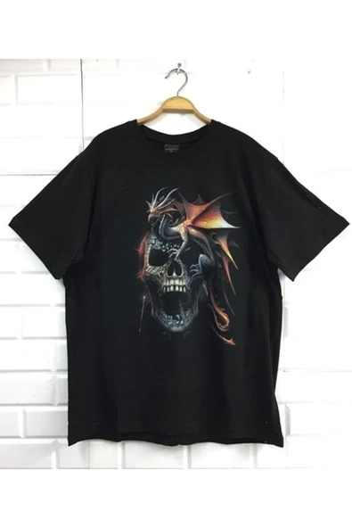 fame-stoned Kuru Kafa Baskılı Unisex %100 Pamuk T-shirt ürün görseli 1