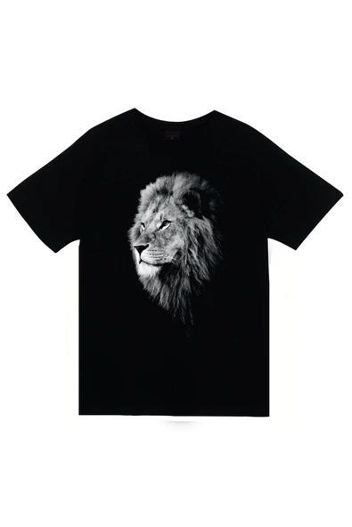 fame-stoned Unisex Siyah Baskılı T-Shirt ürün görseli 1