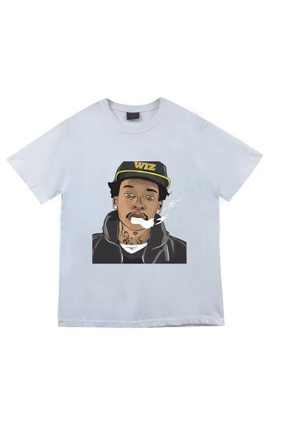 fame-stoned Beyaz Baskılı T-shirt ürün görseli 1