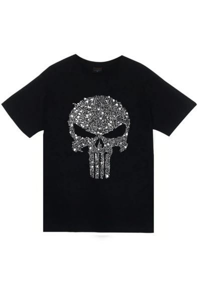 fame-stoned Kuru Kafa Baskılı Unisex %100 Pamuk T-shirt ürün görseli 1
