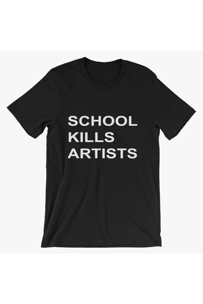 fame-stoned Unisex Siyah Baskılı Tshirt ürün görseli 1