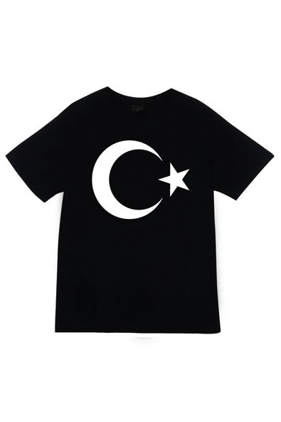 fame-stoned Ay Yıldız Baskılı T-shirt ürün görseli 1