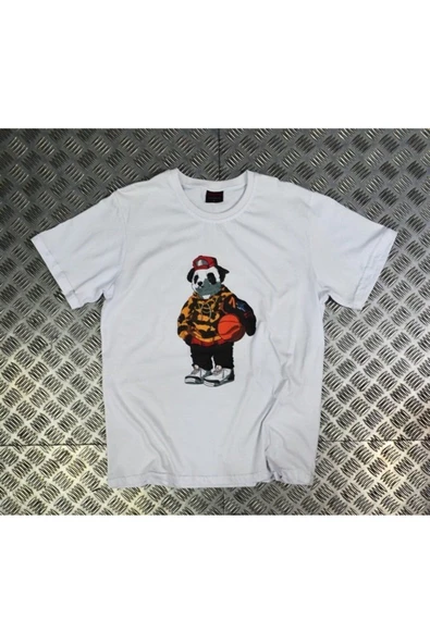 fame-stoned Panda Baskılı T-shirt ürün görseli 1