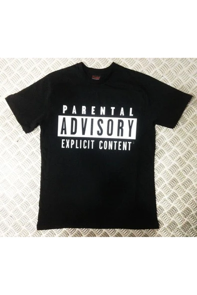fame-stoned Parental Advısory Baskılı T-shirt ürün görseli 1