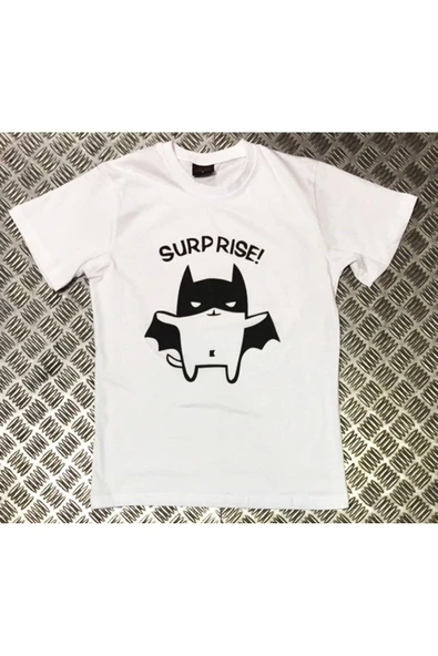 fame-stoned Unisex Beyaz Supr Rıse Baskılı T-shirt ürün görseli 1