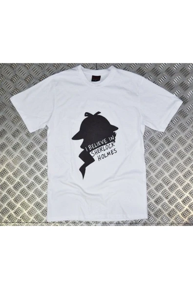 fame-stoned Sherlock Baskılı T-shirt ürün görseli 1
