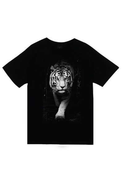fame-stoned Kaplan Baskılı T-shirt ürün görseli 1