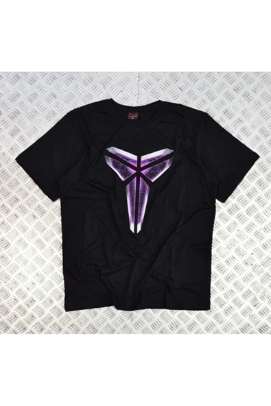 fame-stoned Los Angeles Lakers - Kobe Bryant Baskılı Unisex %100 Pamuk Siyah T-shirt ürün görseli 1