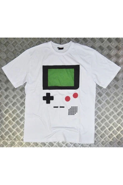 fame-stoned Game Boy Baskılı T-shirt ürün görseli 1