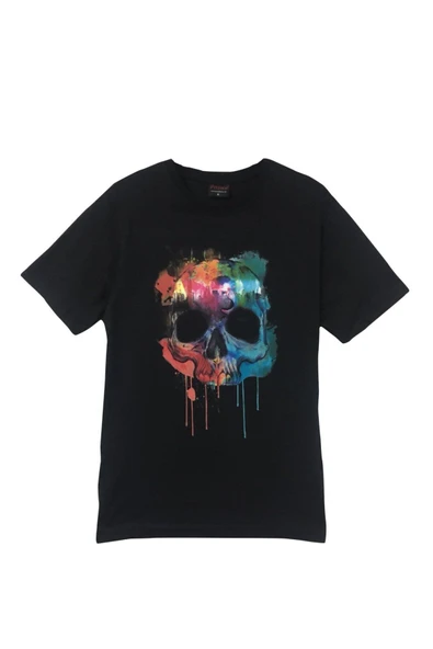 fame-stoned Kuru Kafa Baskılı Unisex %100 Pamuk T-shirt ürün görseli 1