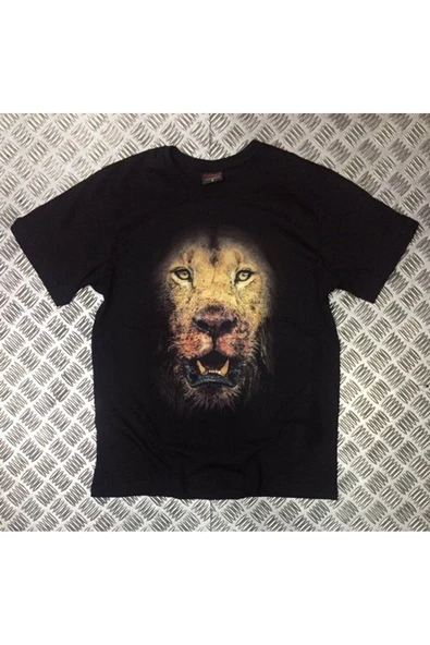 fame-stoned Aslan Baskılı T-shirt ürün görseli 1