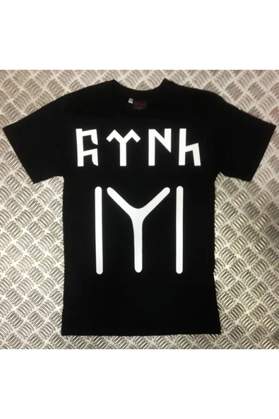 fame-stoned Türk Kayı Boyu Baskılı T-shirt ürün görseli 1