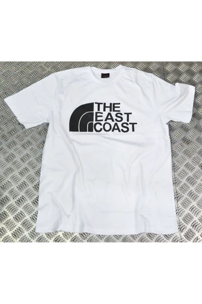 fame-stoned East Coast Baskılı T-shirt ürün görseli 1