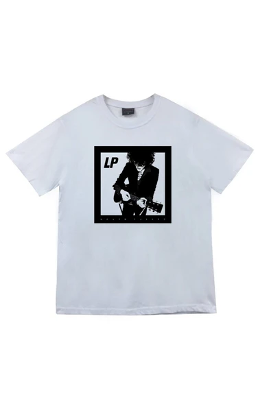 fame-stoned Lp Laura Pergolizzi Baskılı Unisex %100 Pamuk Beyaz T-shirt ürün görseli 1