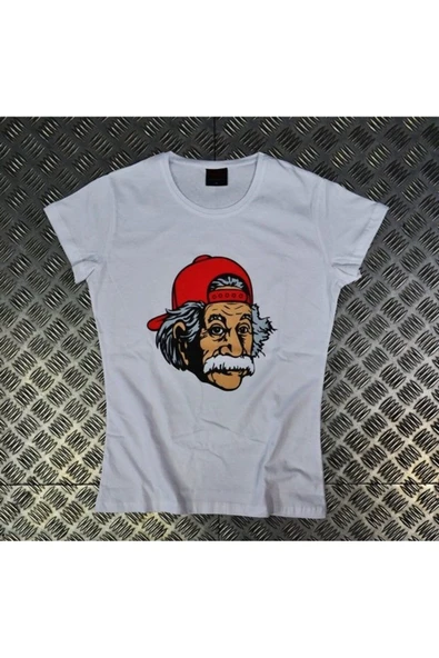 fame-stoned Albert Eınsteın Baskılı T-shirt ürün görseli 1