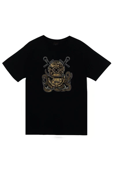 fame-stoned Unisex Siyah T-Shirt ürün görseli 1