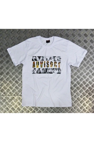 fame-stoned Parental Advısory Baskılı T-shirt ürün görseli 1