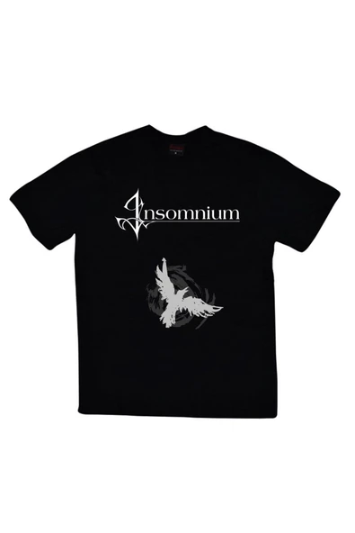 fame-stoned Insomnium Baskılı T-shirt ürün görseli 1