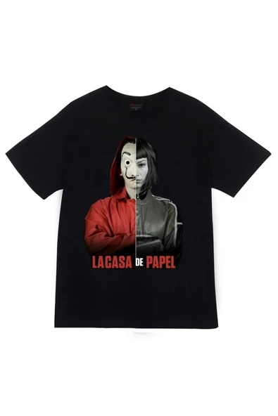 fame-stoned La Casa De Papel Baskılı -t-shirt ürün görseli 1