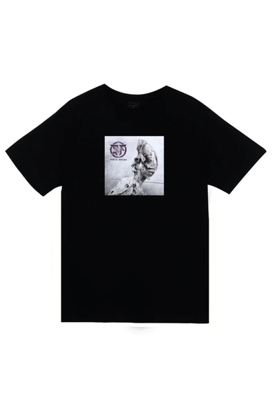 fame-stoned Septicflesh Baskılı Unisex %100 Pamuk Siyah T-shirt ürün görseli 1