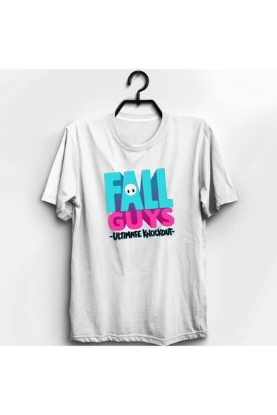 fame-stoned Fall Guys Oyun Baskılı Tshirt ürün görseli 1