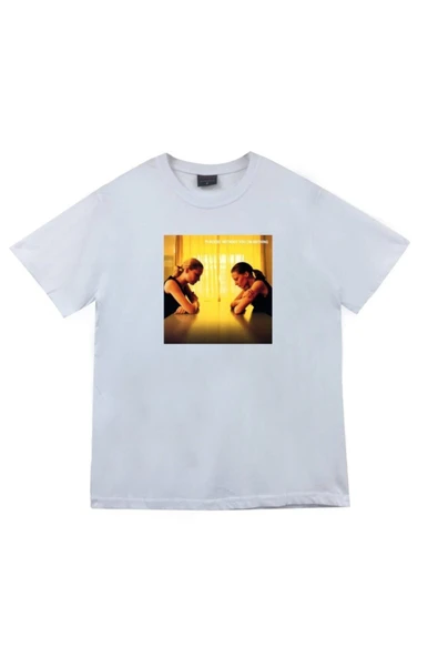 fame-stoned Unisex Beyaz Placebo Baskılı Tshirt ürün görseli 1