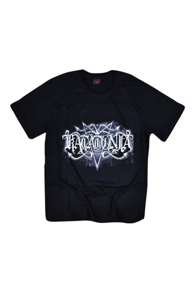 fame-stoned Katatonia Baskılı Unisex %100 Pamuk Siyah T-shirt ürün görseli 1
