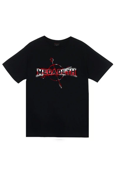 fame-stoned Megadeth Baskılı Unisex %100 Pamuk T-shirt ürün görseli 1