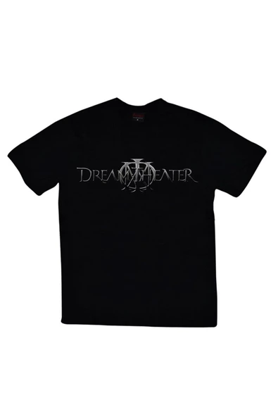 fame-stoned Dream Theater Baskılı Unisex %100 Pamuk Siyah T-shirt ürün görseli 1