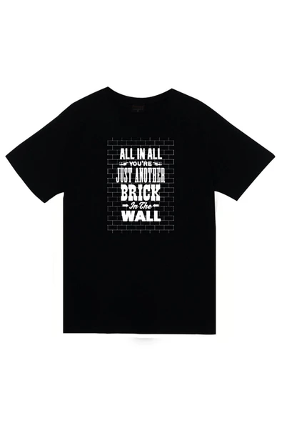 fame-stoned Pink Floyd Baskılı Unisex %100 Pamuk Siyah T-shirt ürün görseli 1