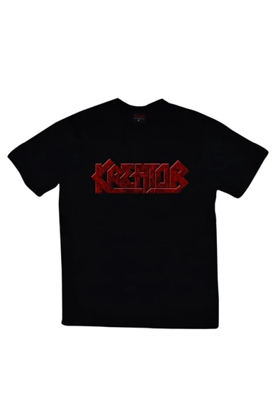 fame-stoned Kreatör Baskılı Unisex %100 Pamuk Siyah T-shirt ürün görseli 1