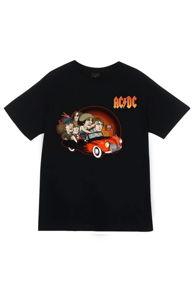 fame-stoned Ac-dc Baskılı T-shirt ürün görseli 1