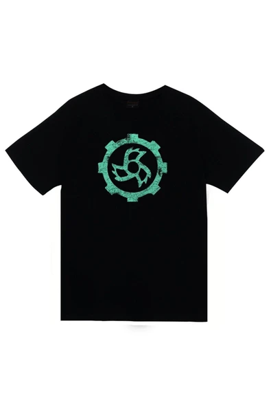 fame-stoned Jinjer Baskılı Unisex %100 Pamuk Siyah T-shirt ürün görseli 1