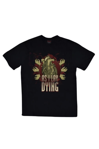 fame-stoned  Erkek Siyah Asilay Dying Baskılı T-Shirt ürün görseli 1
