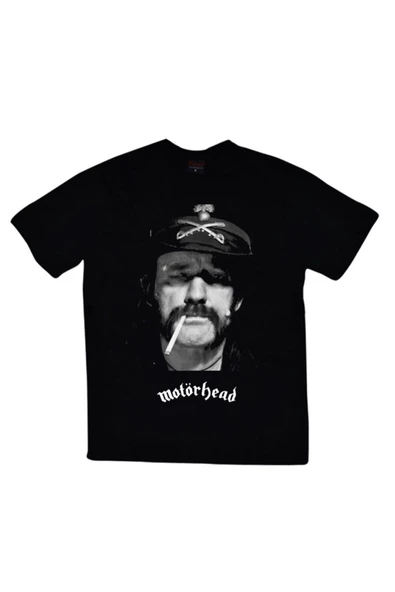 fame-stoned  Motörhead Baskılı Unisex %100 Pamuk Siyah T-shirt ürün görseli 1