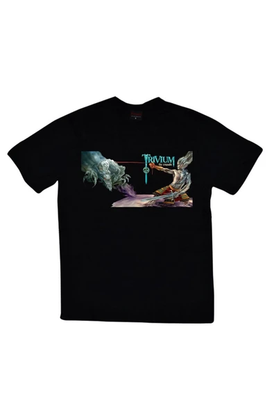 fame-stoned  Trivium Baskılı T-shirt ürün görseli 1