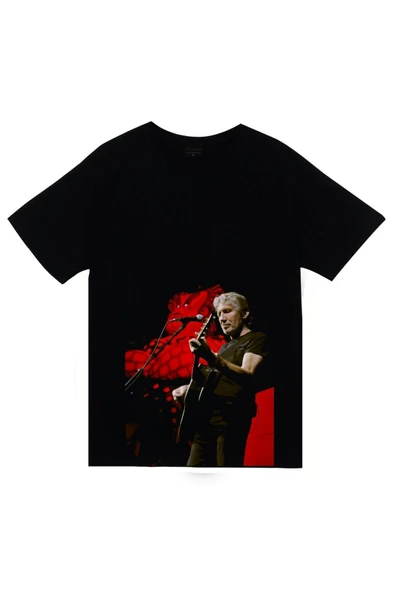 fame-stoned Pink Floyd Baskılı Unisex %100 Pamuk Siyah T-shirt ürün görseli 1