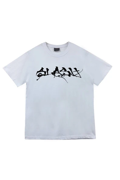 fame-stoned  Guns N Roses Baskılı Unisex %100 Pamuk Beyaz T-shirt ürün görseli 1
