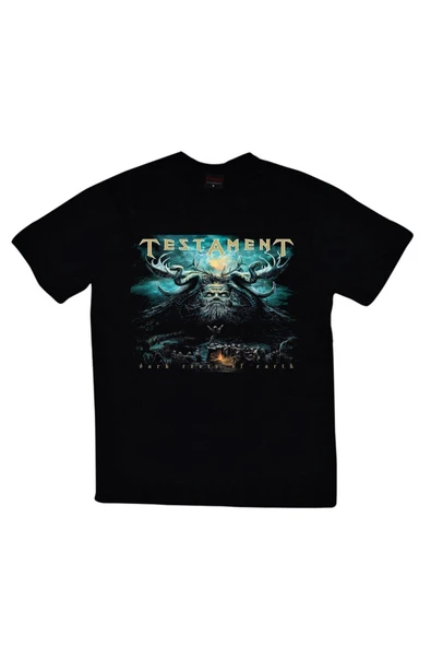 fame-stoned Testament Baskılı T-shirt ürün görseli 1