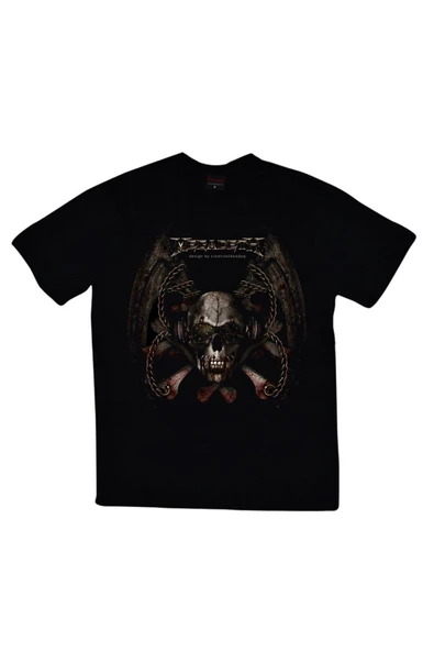 fame-stoned Megadeth Baskılı Unisex %100 Pamuk T-shirt ürün görseli 1