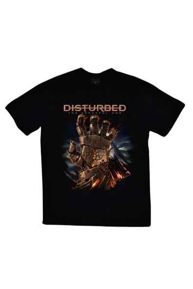 fame-stoned  Disturbed Baskılı T-shirt ürün görseli 1