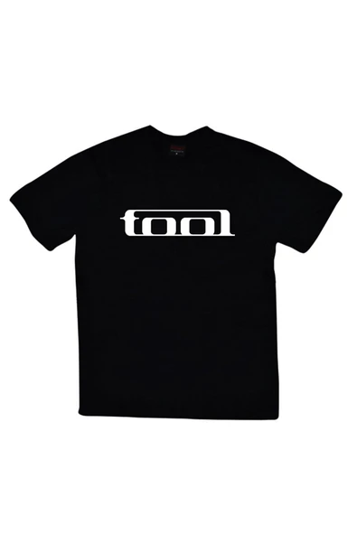 fame-stoned Tool Baskılı Unisex %100 Pamuk Siyah T-shirt ürün görseli 1